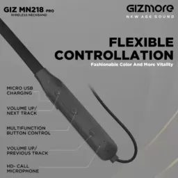 Gizmore MN218 Pro Bluetooth Wireless Neckband