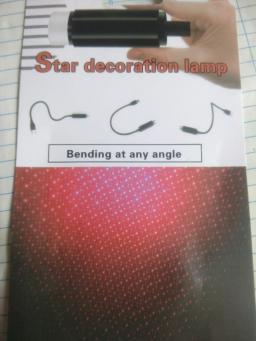 Star decoration lame