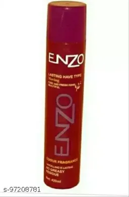 Enzo Hair Spray "Lasting Have A Type Moving Pure & Fresh & Beautiful" , (420 ML)