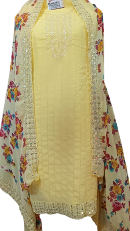 Women's Suit (Ethnicwear) 5 meter  Georgette Unstitched Salwar Suit