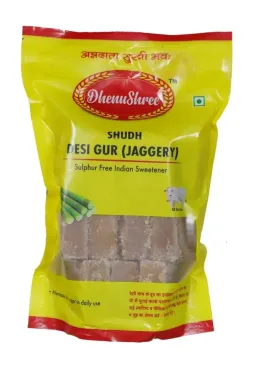 Dhenushree Shudh Desi Gur Jaggery, 1 Kg