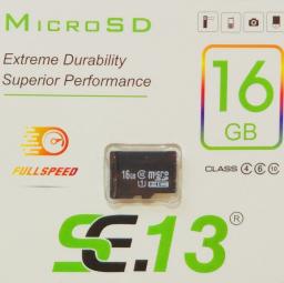 SE 13 16GB Memory card class 10