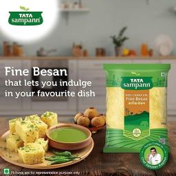 Tata Sampann Chana Dal Fine Besan, 500 g