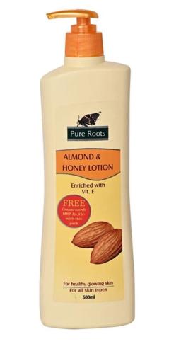 Pure Roots almond & honey  Lotion 300ml