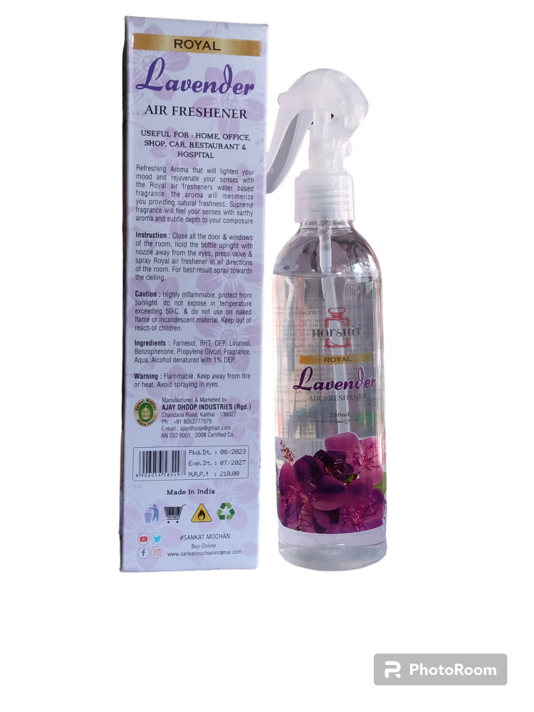 Ambi Pur Lavender Spa Car Air Freshener Starter Kit Long-Lasting Scent (7.5  ml)