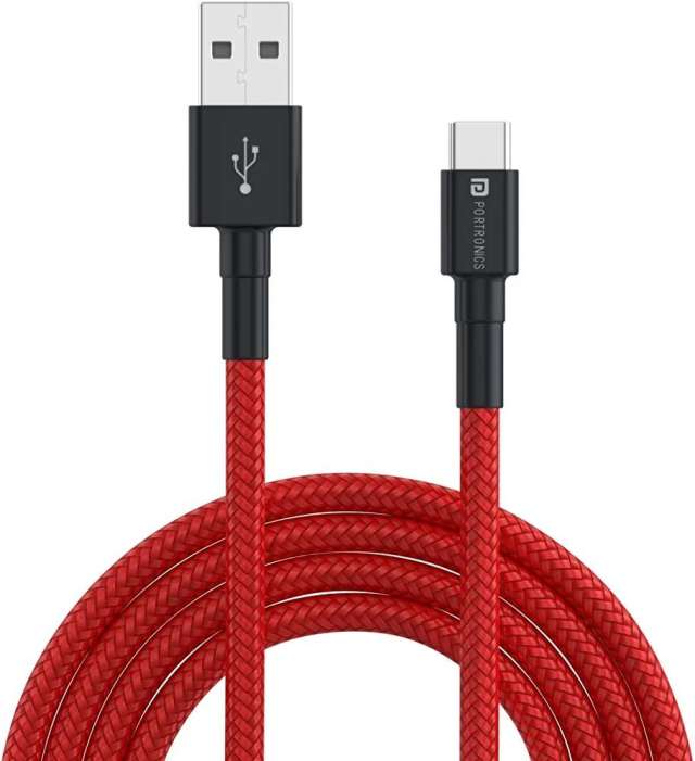 PORTRONICS MICRO USB D Type Data Cable