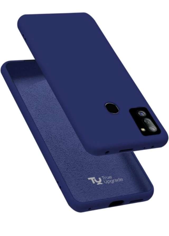 Liquid Silicone Back Cover Case Compatible for Samsung Galaxy M21 2021 Edition