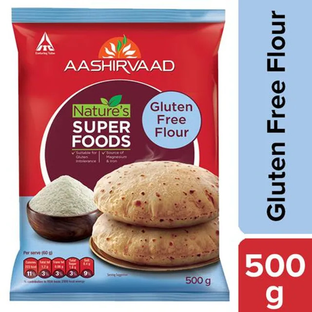 Aashirvaad Nature's Super Foods Gluten Free Flour, 500 g