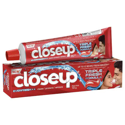 Closeup Everfresh+ Anti-Germ Red Hot Gel Toothpaste 150 g