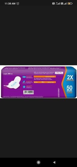 Pro-ease Go Long sanitary pad(XL) 6+6+6+6 sanitary pads for women Sanitary pad Pack of 24)