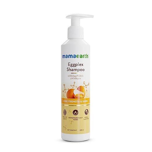 Mamaearth Eggplex Shampoo with Egg Protein & Collagen for Strength and Shine - 250 ml