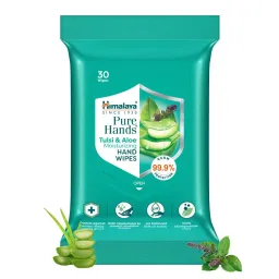 HIMALAYA Pure Hands Tulsi & Aloe Moisturizing Hand Wipes