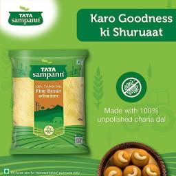 Tata Sampann Chana Dal Fine Besan, 500 g