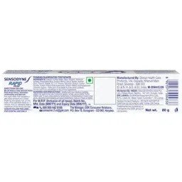 Sensodyne Toothpaste - Rapid Relief, 80 g
