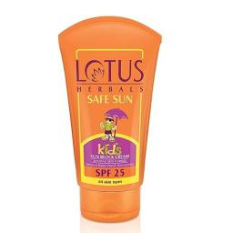 Lotus Herbals Safe Sun Kids Sunscreen Cream SPF 25, 100 gm