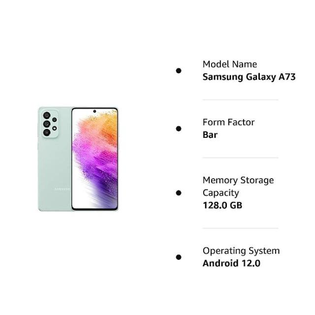 Buy Samsung Galaxy A73 5G (6GB/128GB) in Awesome Mint