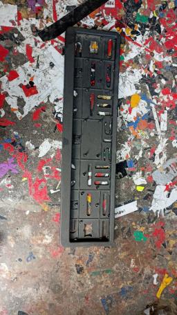 Car no. Plate black cover