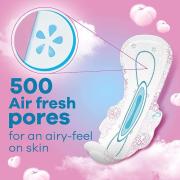 Whisper Ultra Soft air fresh Sanitary Pads XL, Pack of 7 Pads