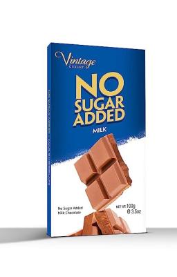 VINTAGE NO SUGAR ADDED MILK CHOCOLATE 100g